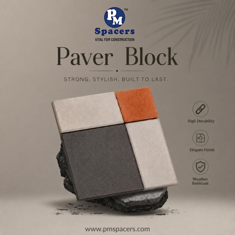 PM Spacers paver block, strong and stylish